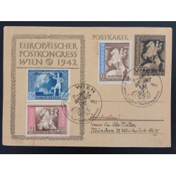 SD)1942, GERMANY, POSTCARD, SOUTHERN CONGRESS, HITLER