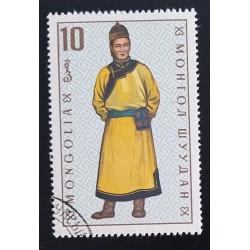SD)1969, MONGOLIA, TRADITIONAL COSTUMES, TORGUT, USED