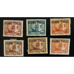 SD)1941, INDOCHINA, JUNCO, VARIETY OF TONES WITH OVERLOADSD)1941, INDOCHINA, JUNCO, VARIETY OF TONES WITH OVERLOAD