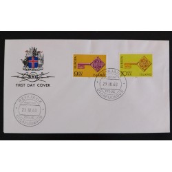 SD)1968, EUROPA CEPT, FIRST DAY OF ISSUE COVER, KEYS, FDC