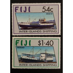 SD)1992, FIJI, INTER-ISLAND SHIPPING SHIPS, DEGEI II, DAUSOKO, MNH