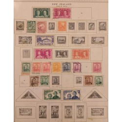 SD)1953, NEW ZEALAND, LOT VARIETY OF COLORS, USED