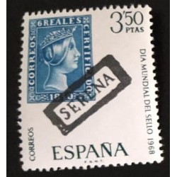 SD)1968, SPAIN, WORLD STAMP DAY, USED