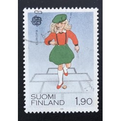 SD)1989, FINLAND, CHILDREN'S GAMES, Hopscotch, USED