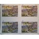 El)1989 COLOMBIA, PHILEXFRANCE 89, PLANTS & FRUITS ROBERTO PALOMINO PAINTING, 4 SS OF 7 STAMPS EACH, 110p AIR MAIL, MNH