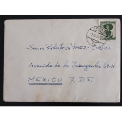 SD)1953, GERMAN EMPIRE, CIRCULATED LETTER FROM GERMANY TO MEXICO
