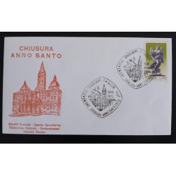 SD)1975, ITALY, ENVELOPE, SPECIAL CANCELLATION, CLOSING OF THE HOLY YEAR