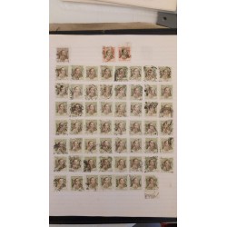 SD)1958-1942-1934, IRAQ, 116 STAMPS, CHARACTERS, KING GHAZI, KING FAISAL II, SOME STAMPED TO THE BLADE, USED