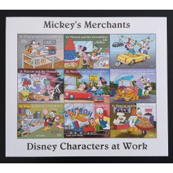 SD)1996, SAINT VINCENT AND THE GRENADINES, WALT DISNEY CHARACTERS, MICKEY TRADERS