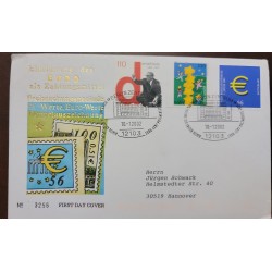 O) 2002 GERMANY, JOINT ISSUE, EUROPA - CHILDREN, ARNOLD BODE ARTIST, INTRODUCTION OF THE EURO