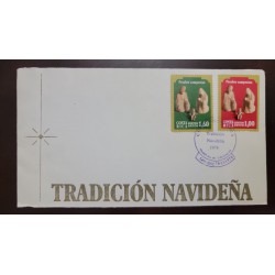 O) 1979 COSTA RICA, CHRISTMAS TRADITION, BIRTH OF JESUS, MANGER, FDC XF