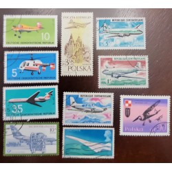 SD)LOT OF USED AIRPLANES FROM DIFFERENT COUNTRIES