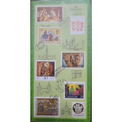 O) CHRISTMAS STAMPS, WITH HERITAGE AND ARCHITECTURE CANCELLATION, XF