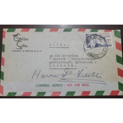 O) MEXICO, CHARLES DE GAULLE, AURMAIL TO ZUERICH