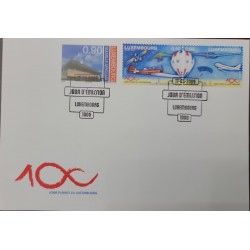 EL)2009 LUXEMBOURG, CENTENARY OF THE NATIONAL AERONAUTICAL FEDERATION, YEARS FLYING IN LUXEMBOURG, FDC