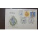 P) 1988 URUGUAY, NATIONAL MUSEUM NATURAL HISTORY, STATE COATS OF ARMS, FDC, XF
