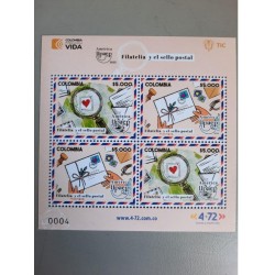 O) 2023 COLOMBIA, PHILATELY AND THE POSTAL STAMP - SENDING AND RECEIVING COVER, MNH