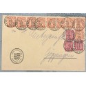 SD)1922 GERMANY 12 STAMPS OF THE NUMERAL SERIES, O