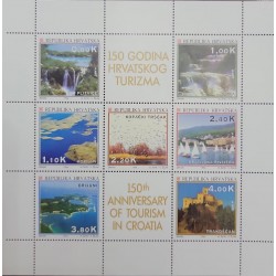 SD)1994 CROATIA ???????? 150TH ANNIVERSARY OF TOURISM IN CROATIA, PLITVICE LAKES NATIONAL PARK, SKRADINSKI BUK WATERFALL