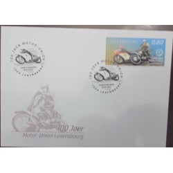 EL)2022 LUXEMBOURG, CENTENARY OF MOTO UNION LUXEMBOURG, FDC