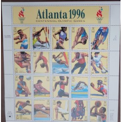 SD)1996 USA ATLANTA OLYMPIC GAMES, UNITED STATES & CENTENARY OF THE MODERN OLYMPIC GAMES, 20 BY 32C MINISHEET, MNH