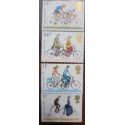 EL)1978 ENGLAND, CENTENARY OF THE NATIONAL CYCLING FEDERATION, ULTRA LIGHT RACING, BICYCLES SINCE 1967, 19TH CENTURY CYCLES, MNH