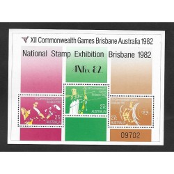 SD)1982 AUSTRALIA 18th COMMONWEALTH SPORTS GAMES, BRISBANE 82´, BRISBANE NATIONAL STAM