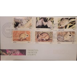 SD)1994. AUSTRALIA. RODENTS, DIFFERENT SPECIES OF RODENTS. FDC.