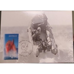 SD)2007. AUSTRALIA. INFLATABLE BOAT. MAXIMUM CARD. MOVING 3D STAMP V. 2.45.