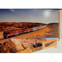 SD)2010. AUSTRALIA. RAILWAY. PASSENGER TRAINS. MOUNTAIN. MAXIMUM CARD.
