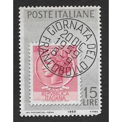 SE)1959 ITALY, STAMP DAY, CTO STAMP