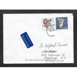 SD)2009 SWEDEN EUROPEAN PIGARGO, FOOD OWL, PRIORITY MAIL, COVER CIRCULATED TO JUPITER USA, VF