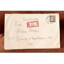 D)1973, GERMANY, LETTER WITH CANCELLATION ON CHARACTER STAMP, LUDWIG VAN BEETHOVEN, 1770-1827, MUSICIAN, REGISTERED MAIL