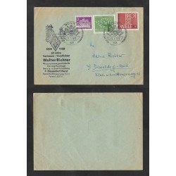 SE)1963 GERMANY, EUROPE CEPT ISSUE - TREE WITH 19 LEAVES, BREAD FOR THE WORLD, 60 YEARS OF TRUST AND COMMITMENT WALTER RICHTER,