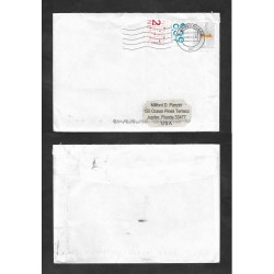 SE)2014 NETHERLANDS, RATE ADJUSTMENT STAMPS, STAMPS FOR BUSINESS USE, FROM THE FIGURES SERIES, CIRCULATED COVER FROM S-GRAVENHAG