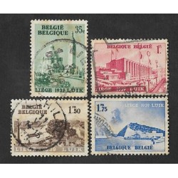 SE)1938 BELGIUM, INTERNATIONAL WATER EXHIBITION, BASILICA OF THE SACRED HEART, EXHIBITION BUIL