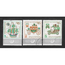 SD)1969 BULGARIA MEANS OF TRANSPORT, AIR, USED BOAT, USED CARRIAGE & AUTOMOBILE CTO