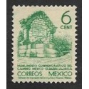 SD)1940 MEXICO COMMEMORATIVE MONUMENT OF THE MEXICO ROAD - GUADALAJARA, 6C SCT 759, MNH